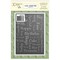 Lisa Horton Crafts Embossing Folder 5"X7"-Celebration Sentiments